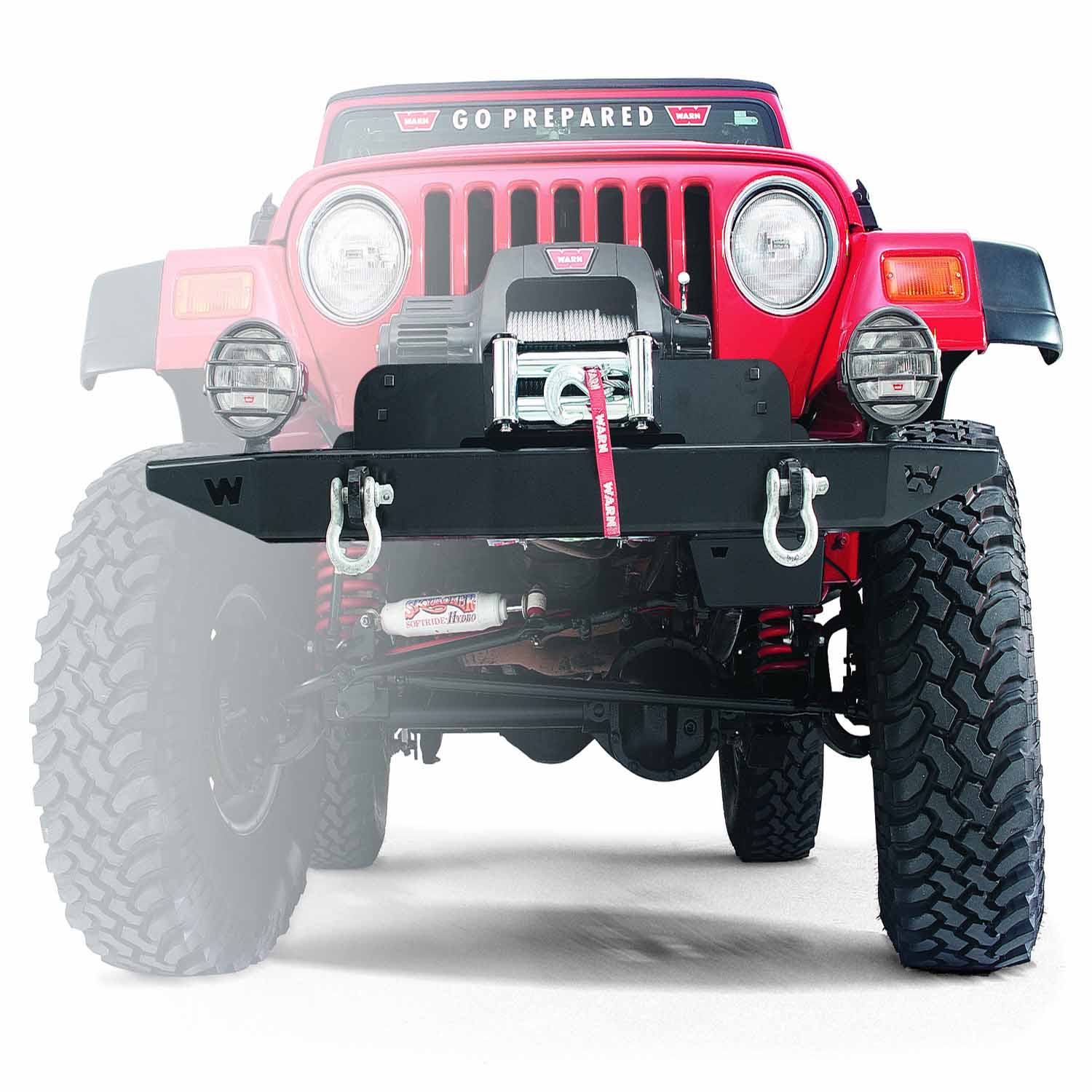 Warn 37170 Winch Mounting Plate Fits 97-06 Wrangler (TJ)