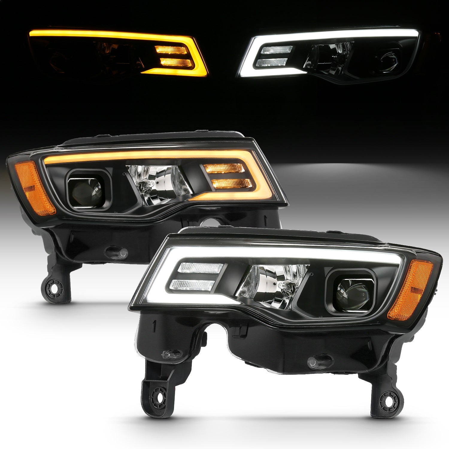 Anzo USA 111418 Projector Headlight Set