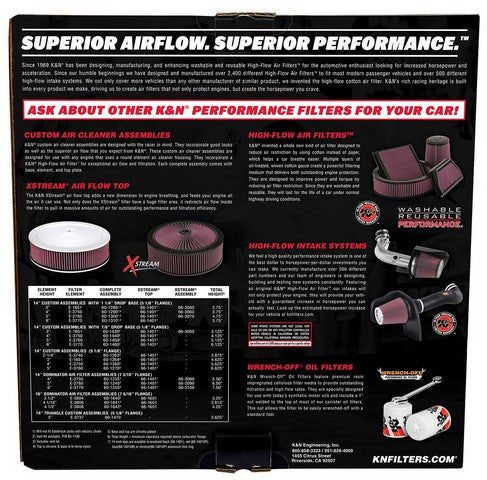 K&N Air Cleaner Assembly 60-1280