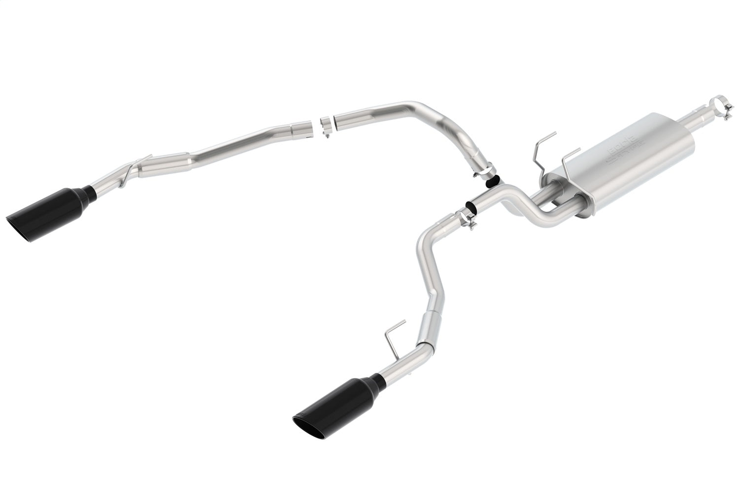 Borla 140307BC S-Type Cat-Back Exhaust System Fits 1500 1500 Classic Ram 1500