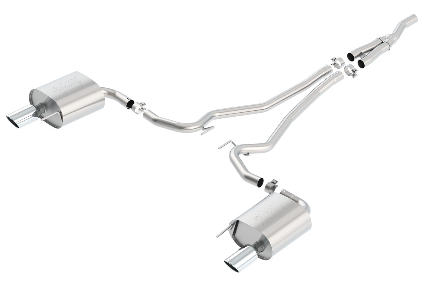 Borla 140585 ATAK Cat-Back Exhaust System Fits 15-23 Mustang