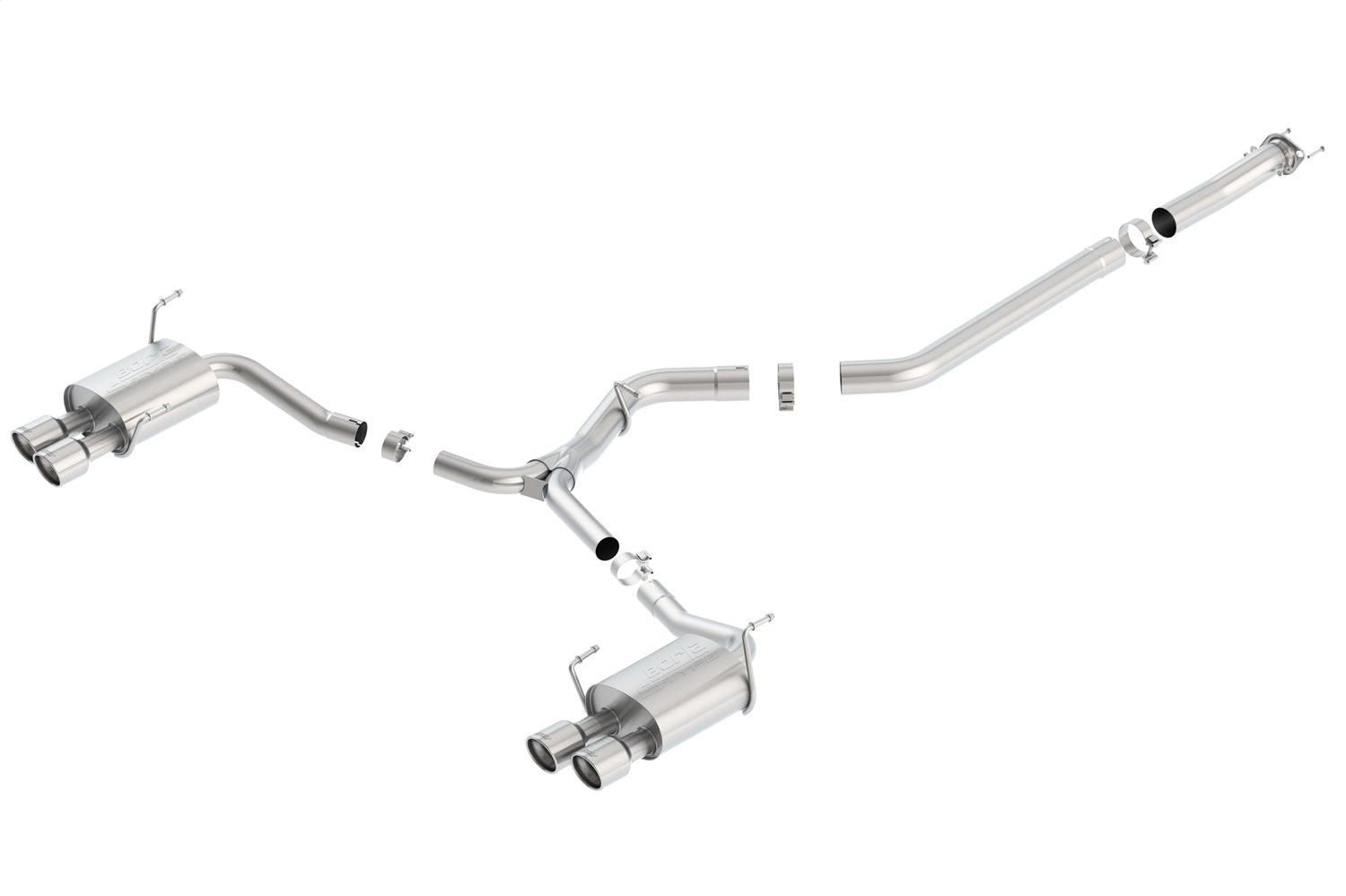 Borla 140595 S-Type Cat-Back Exhaust System Fits 15-21 WRX WRX STI