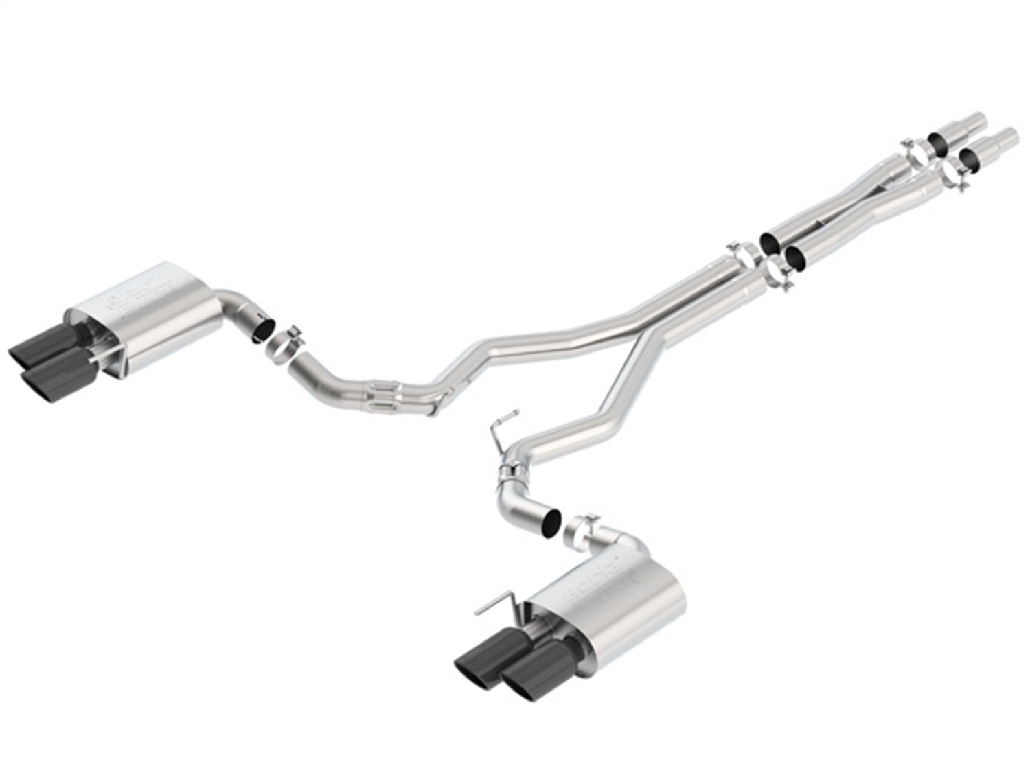 Borla 140746BC ATAK Cat-Back Exhaust System Fits 18-23 Mustang