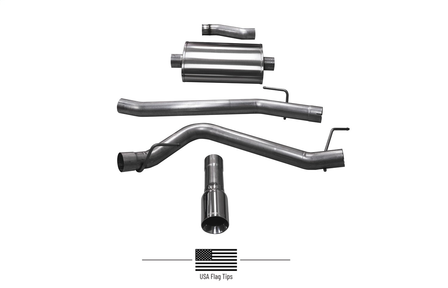 Corsa Performance 21060USA Sport Cat-Back Exhaust System