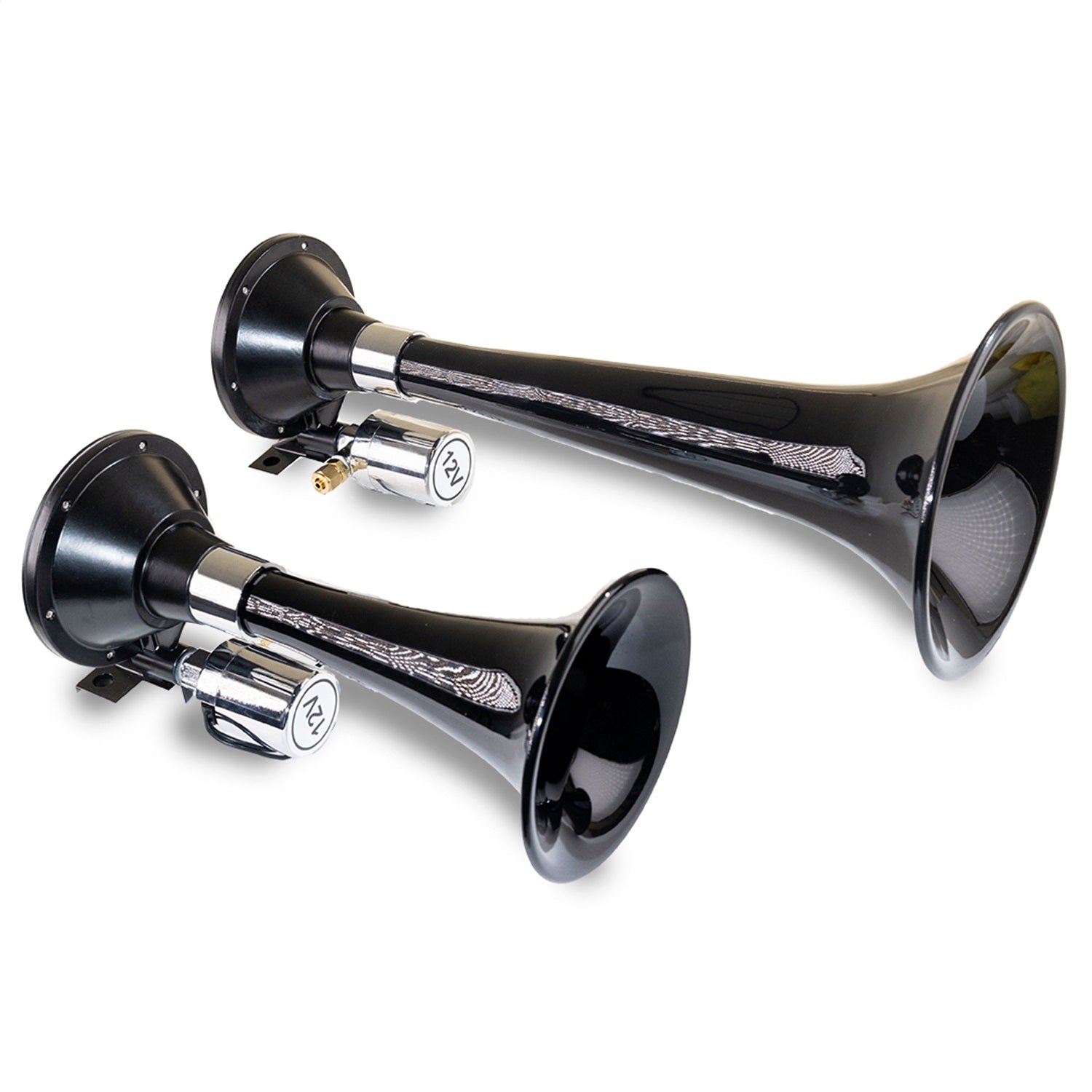 Kleinn Automotive Air Horns 220 Black Dual Horn