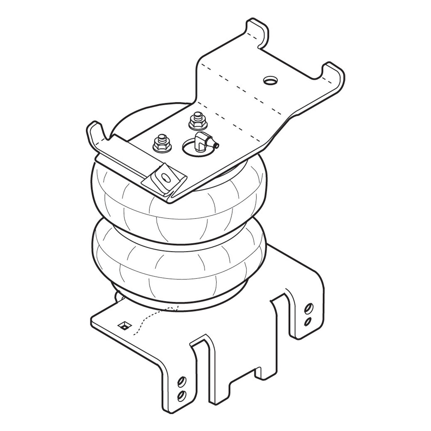 Firestone Ride-Rite 2355 Ride-Rite Air Helper Spring Kit Fits 04-15 TITAN
