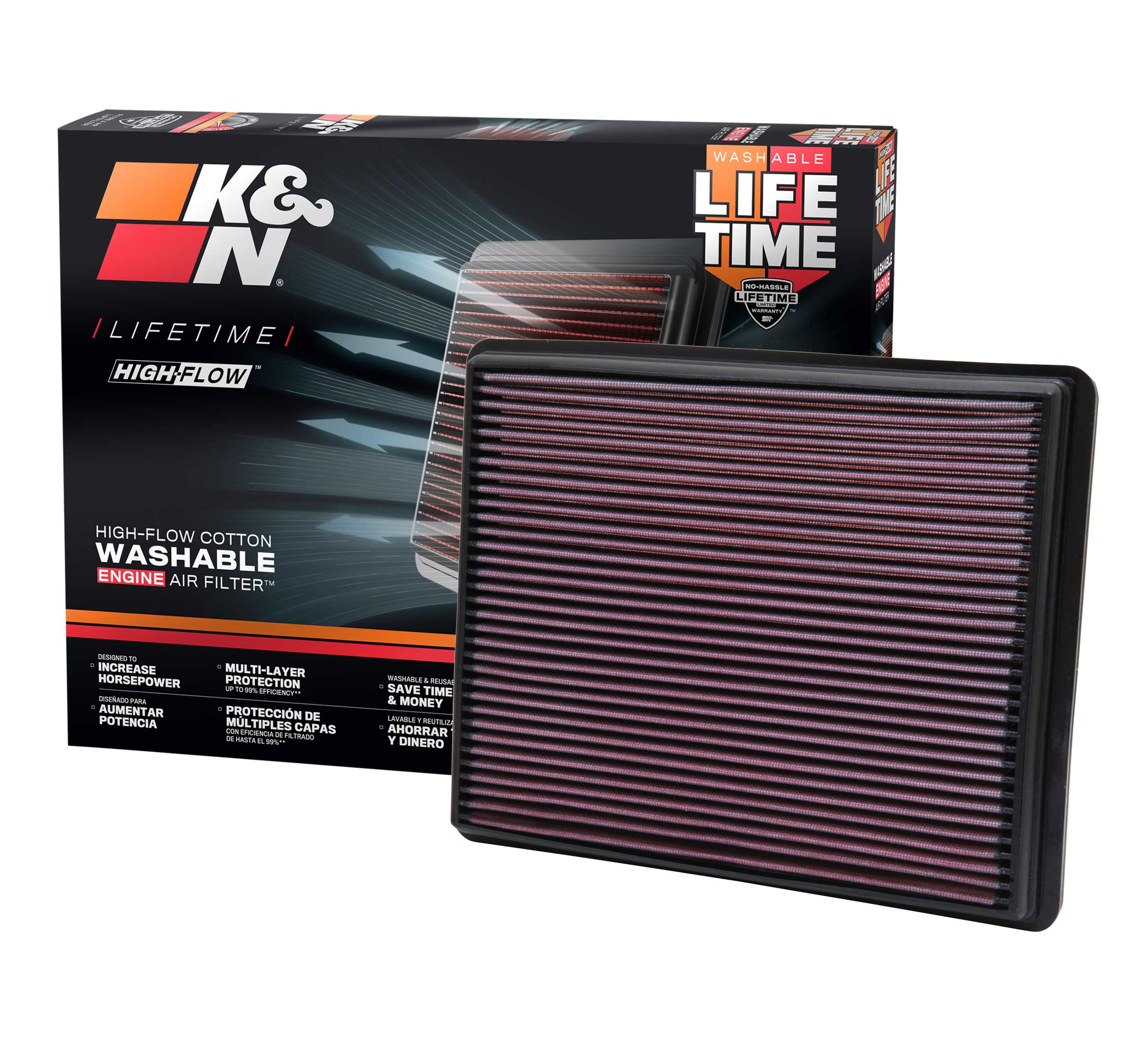 K&N Engine Air Filter 33-2129