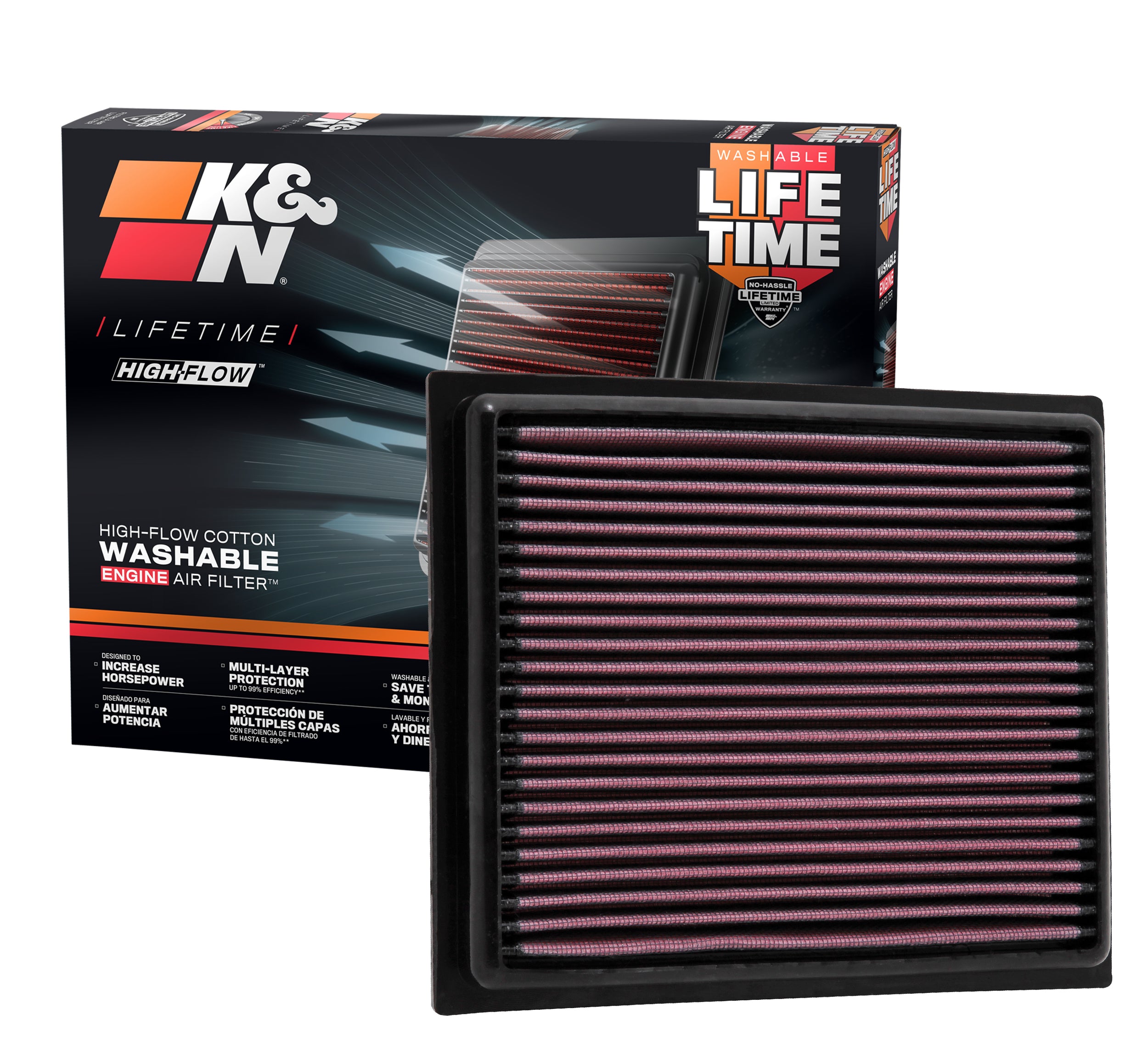 K&N Engine Air Filter 33-2435