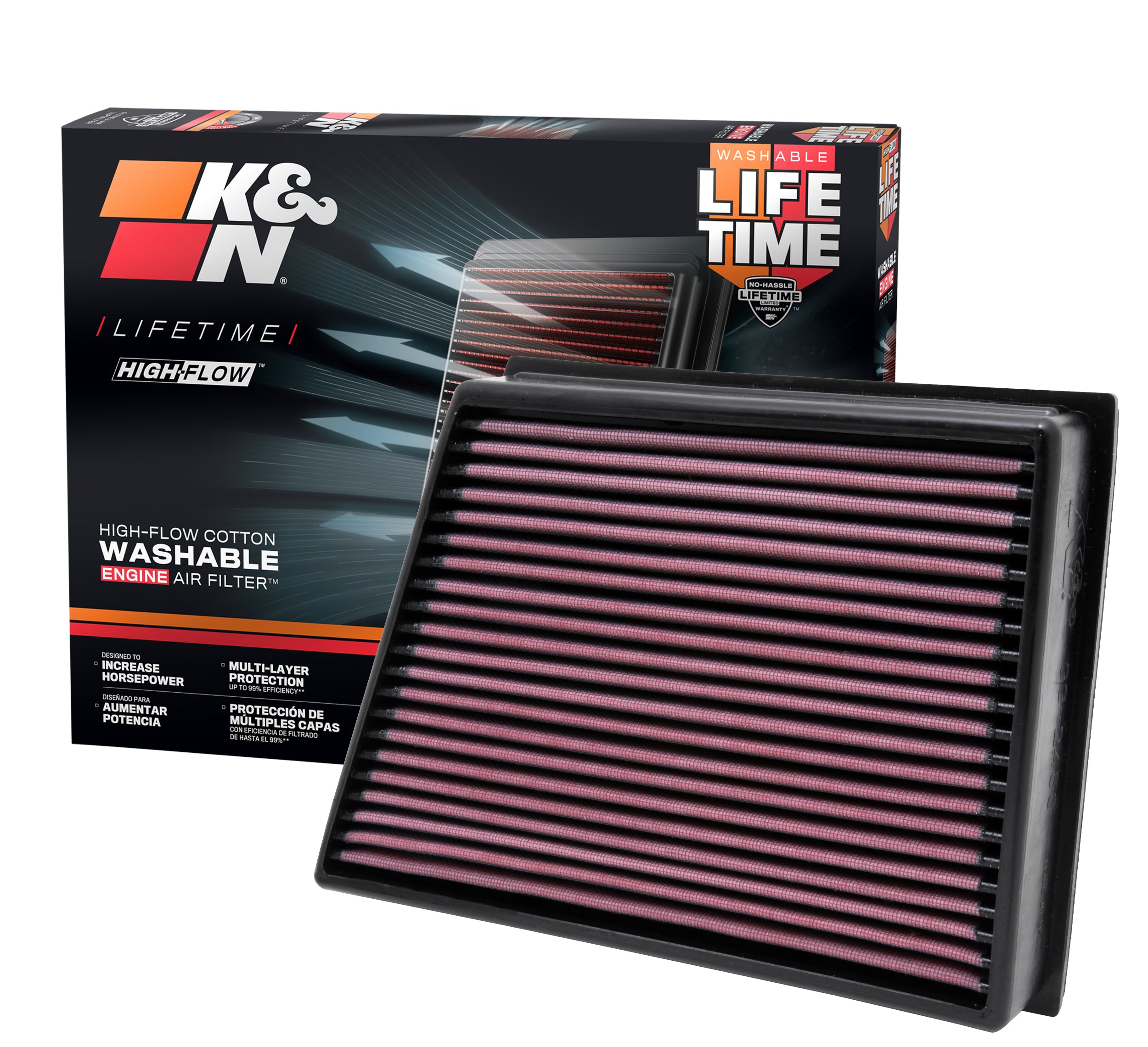 K&N Engine Air Filter 33-2466