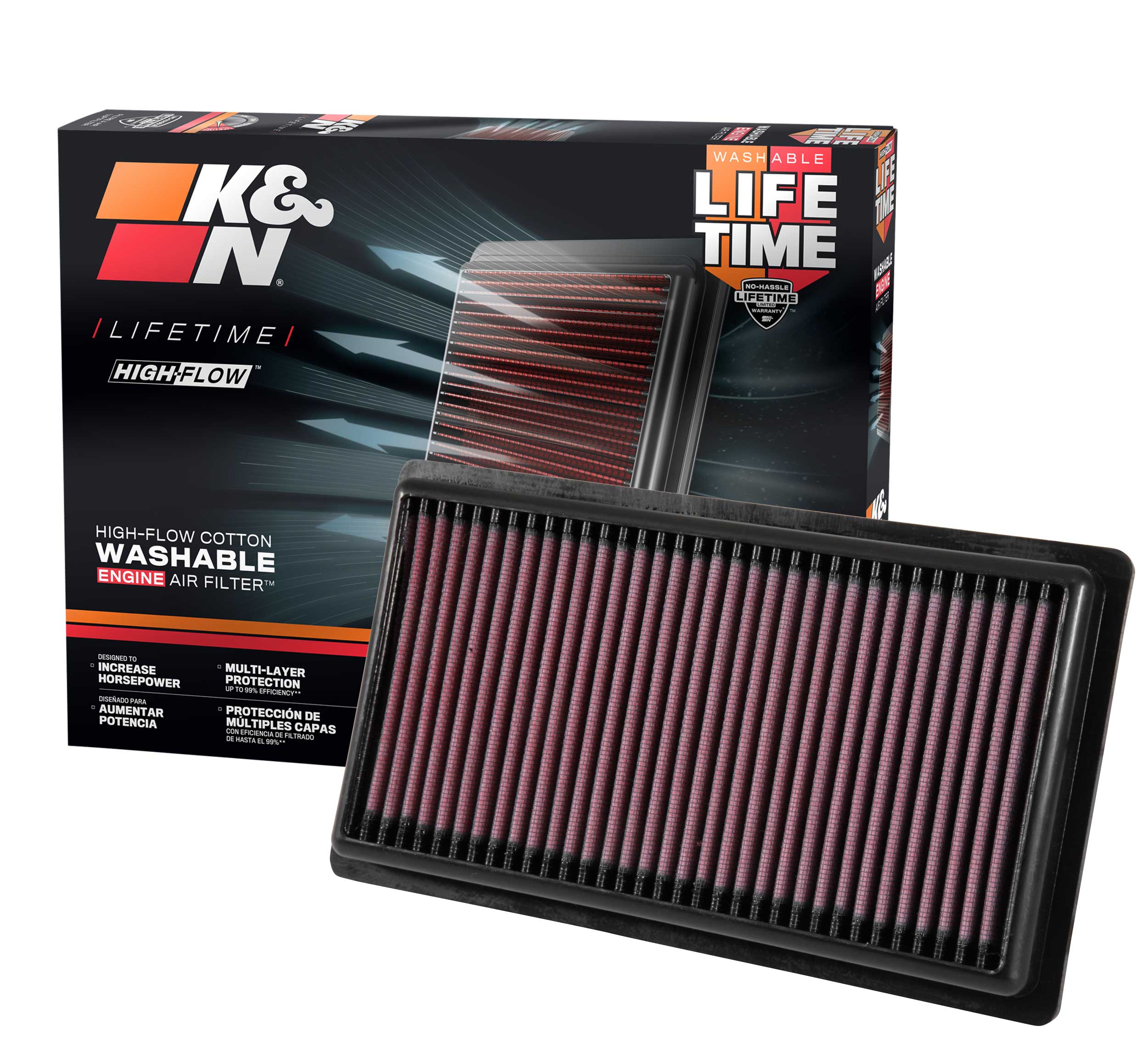 K&N Engine Air Filter 33-3080