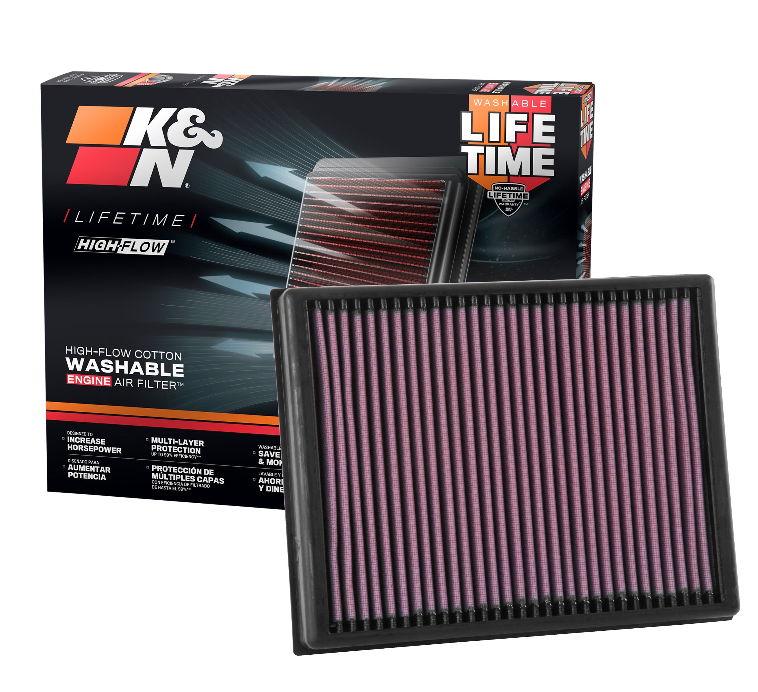 K&N Engine Air Filter 33-3086