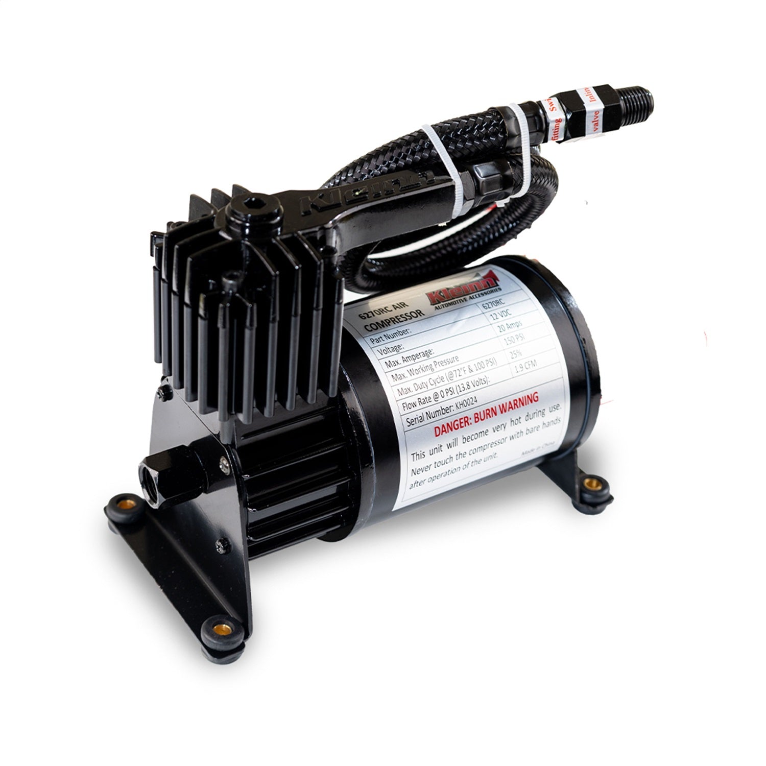 Kleinn Automotive Air Horns 6270RC Air Compressor
