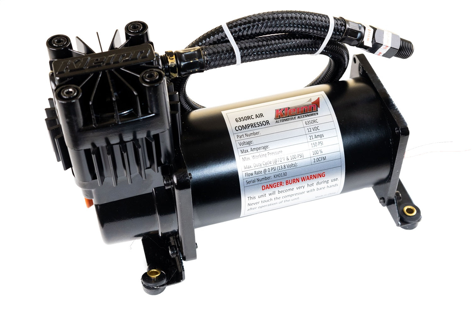 Kleinn Automotive Air Horns 6350RC Air Compressor