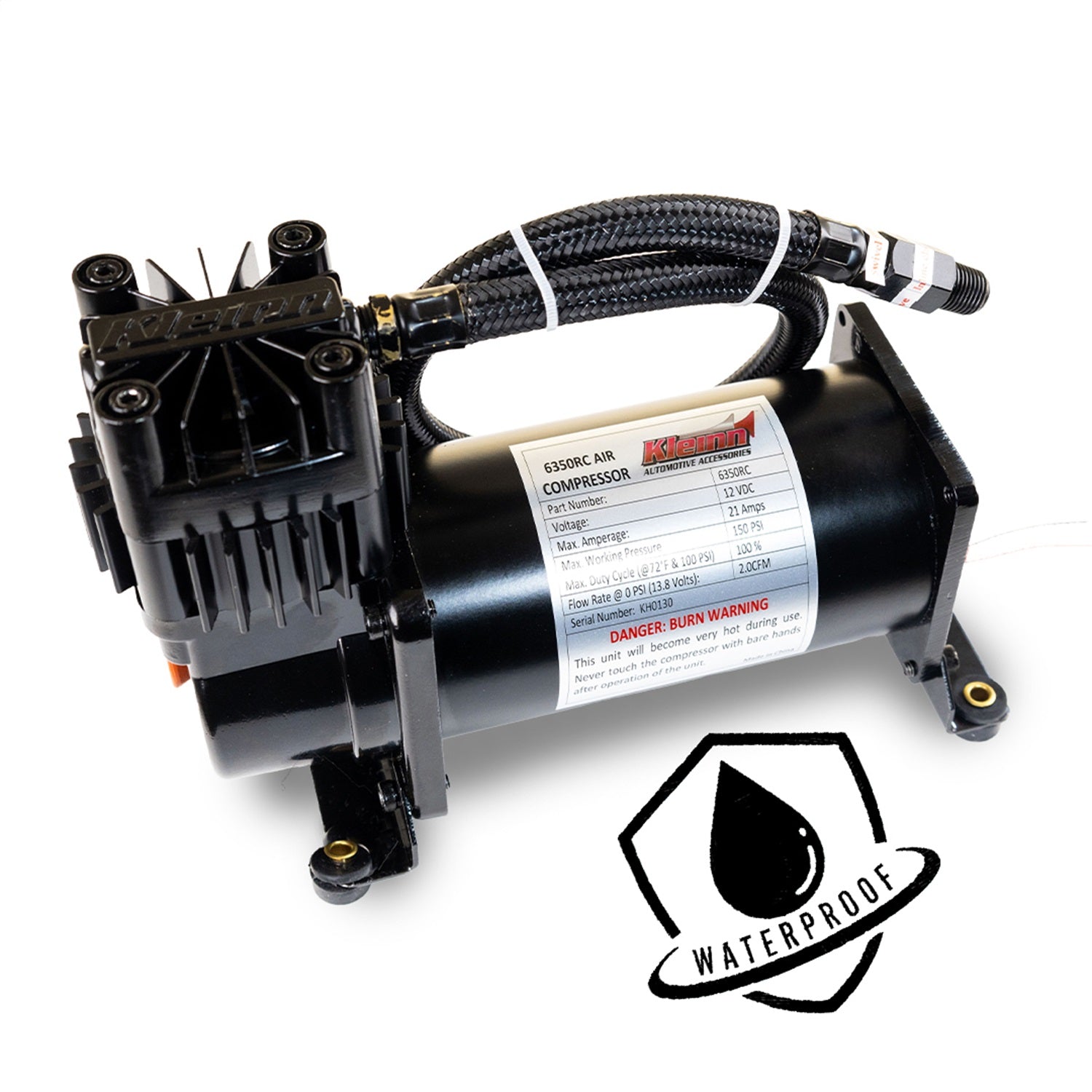 Kleinn Automotive Air Horns 6350RC Air Compressor