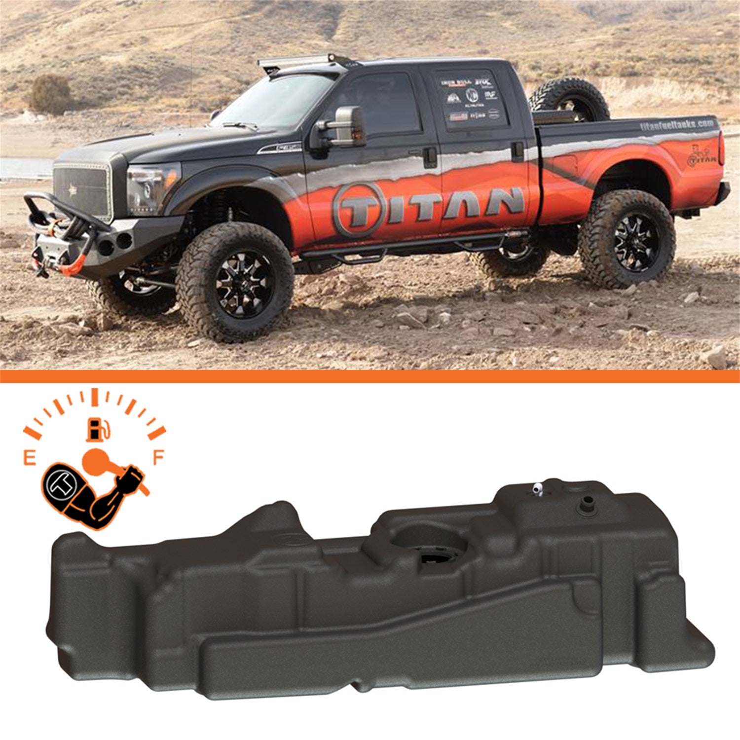 TITAN Fuel Tanks 7021211 Extra Large Midship Tank