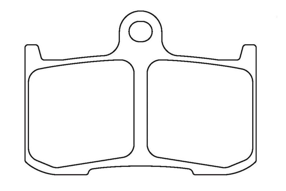 Hawk Performance HMC5012 Sintered Metallic Disc Brake Pads