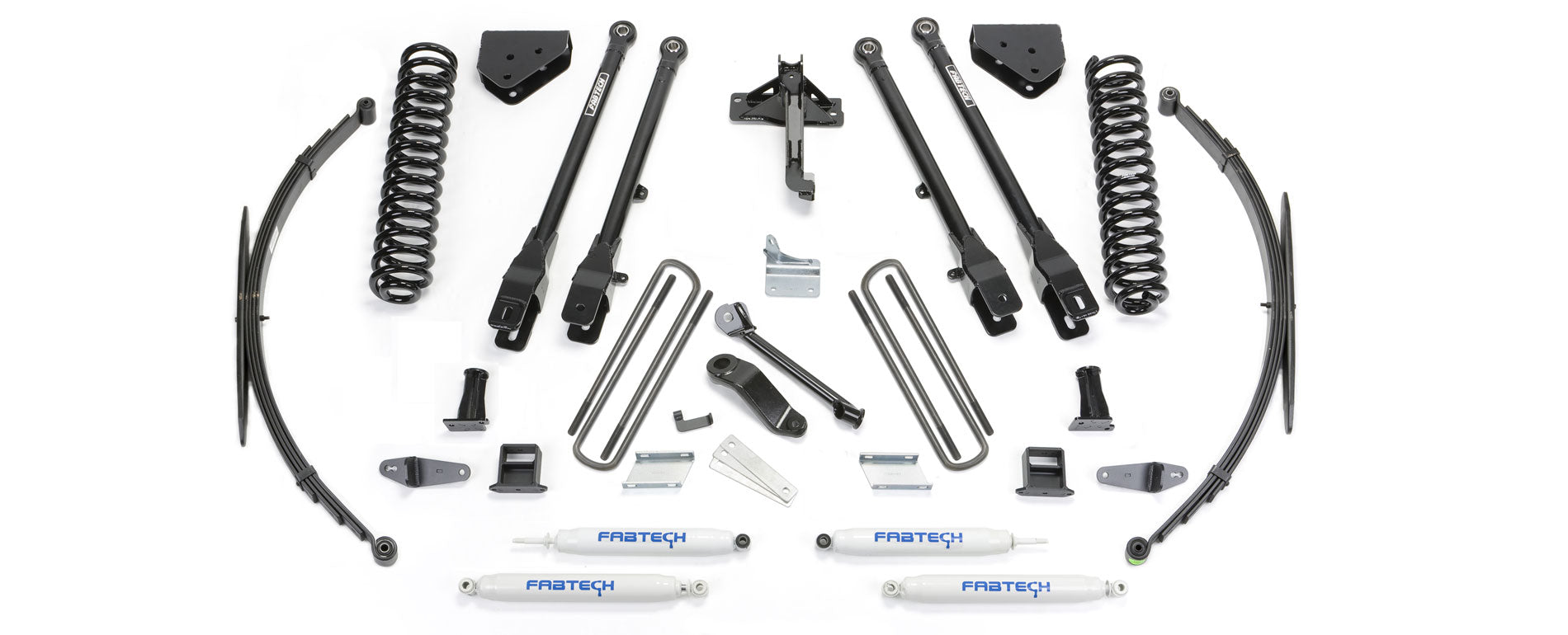 Fabtech K2129 4 Link Lift System Fits 08-15 F-250 Super Duty F-350 Super Duty