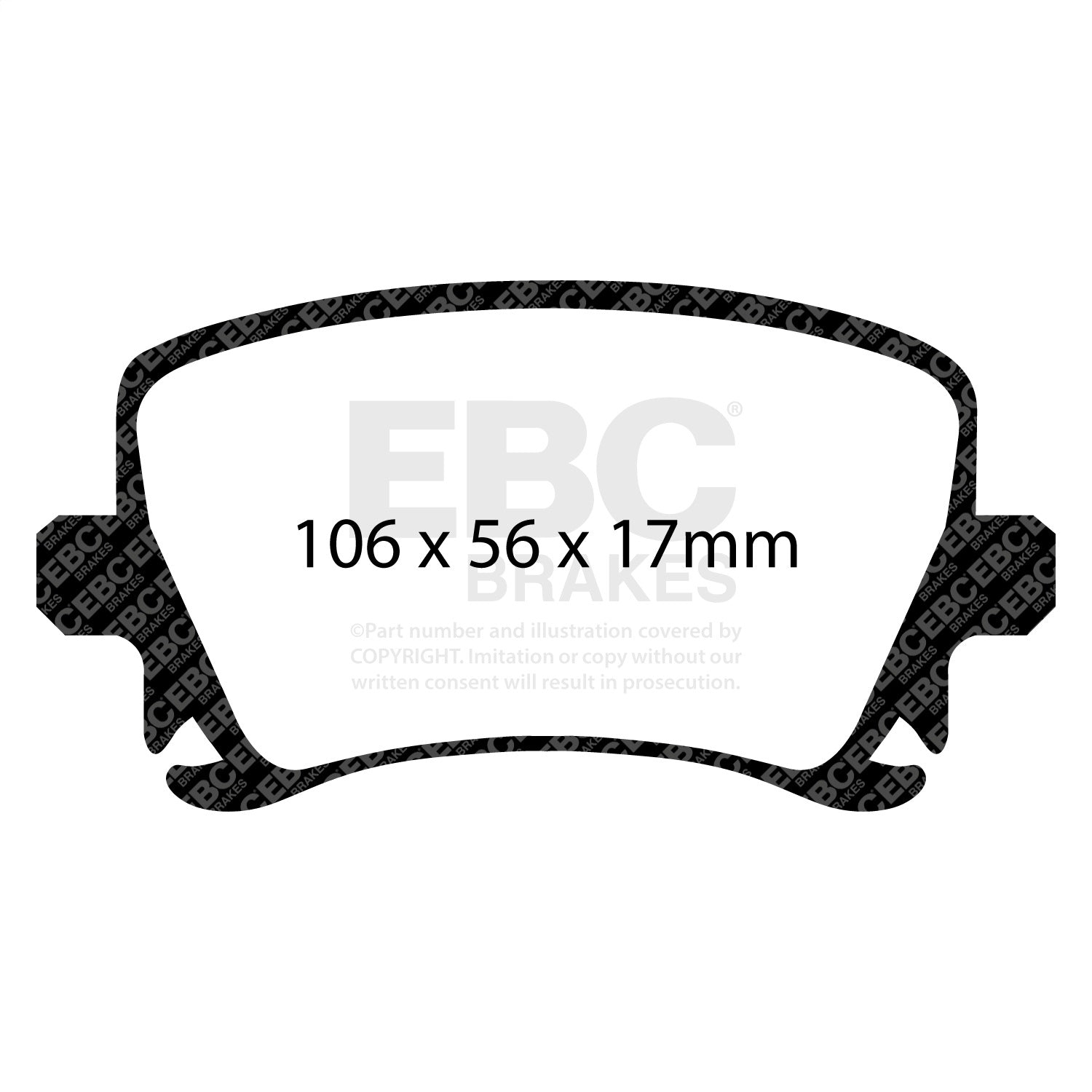 EBC Brakes DP21518 Greenstuff 2000 Series Sport Brake Pads