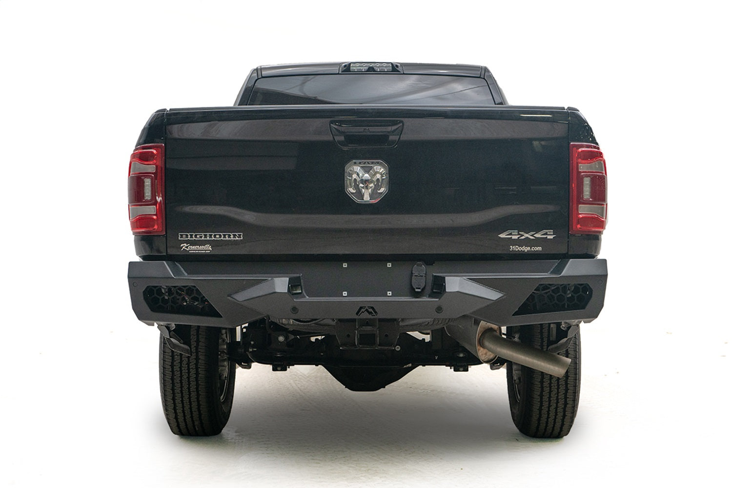 Fab Fours DR19-E4451-1 Vengeance Rear Bumper Fits 19-22 2500 3500