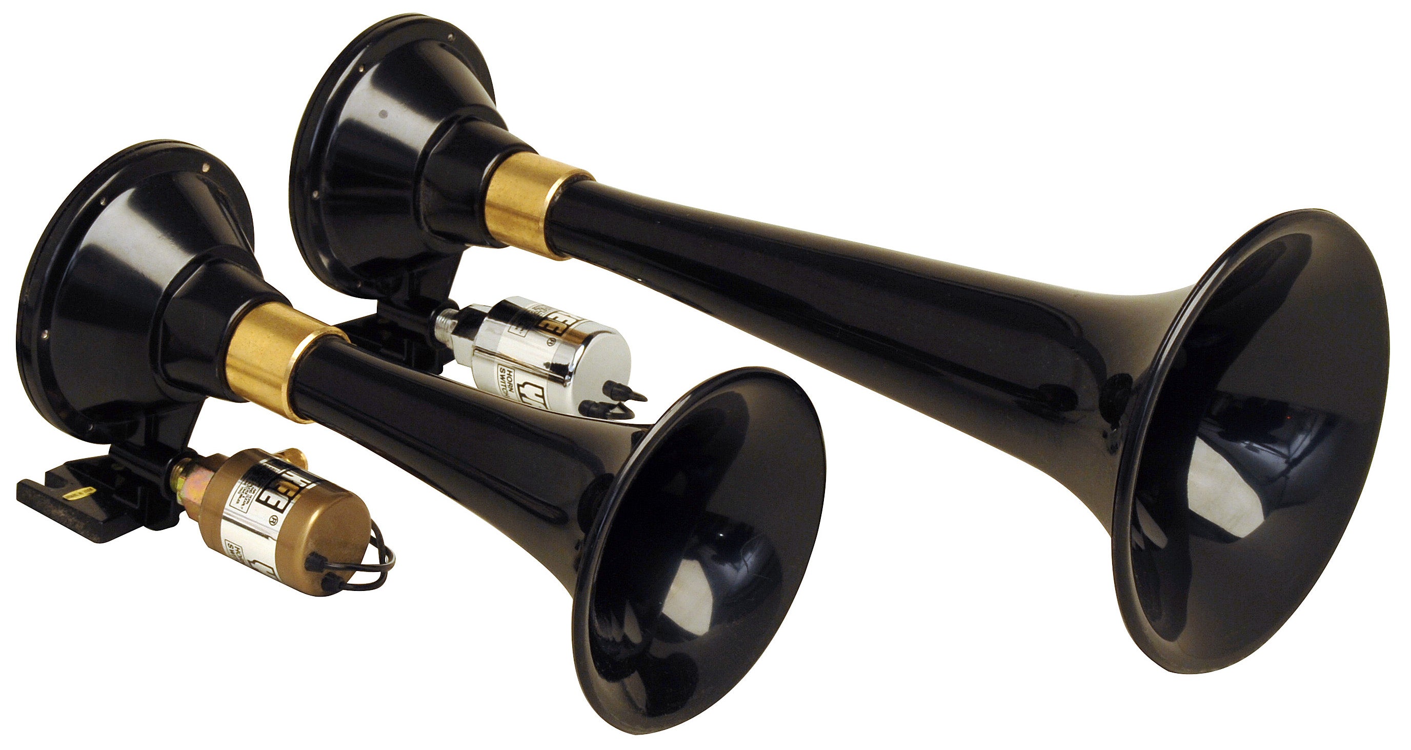 Kleinn Automotive Air Horns 220 Black Dual Horn