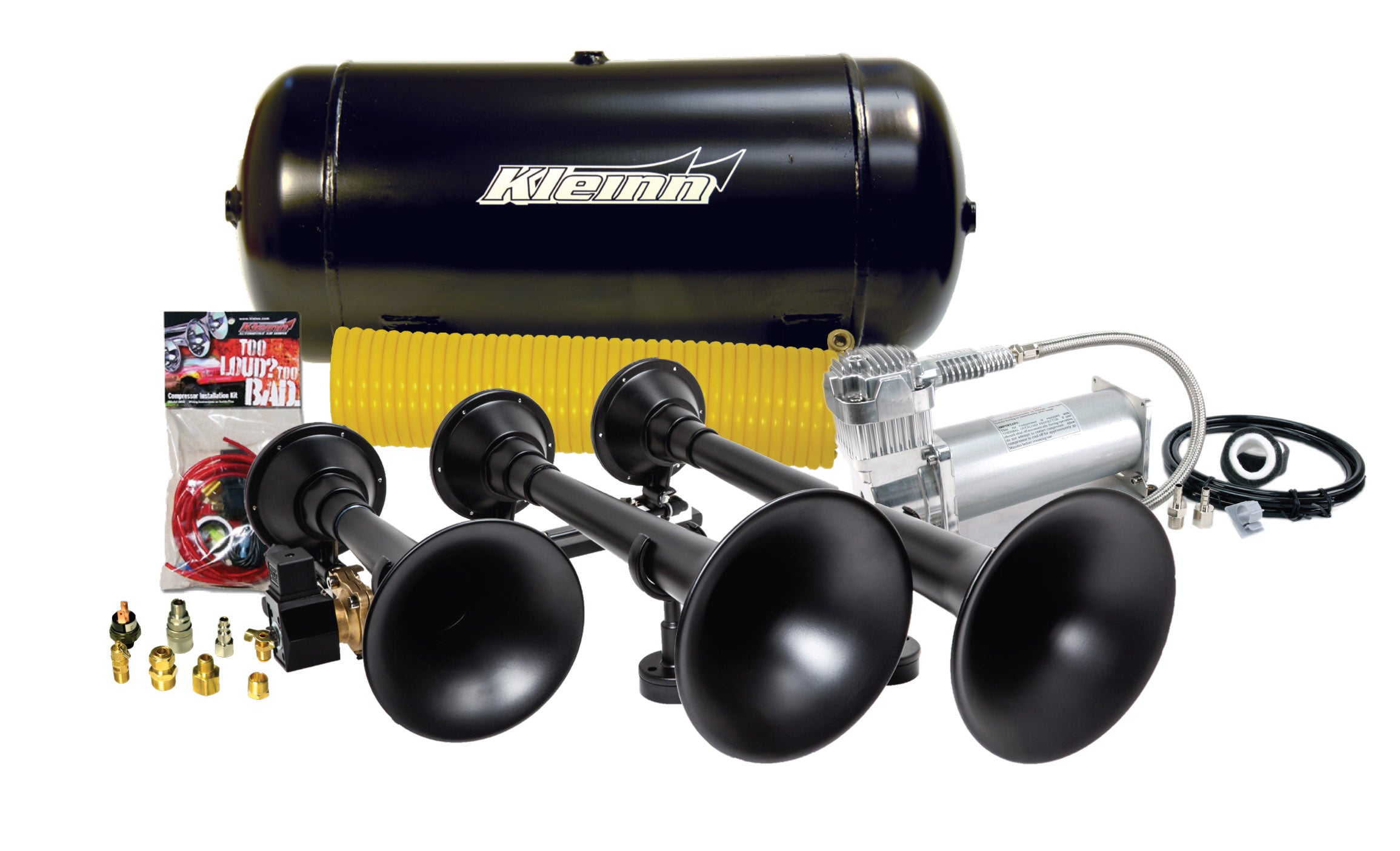 Kleinn Automotive Air Horns HK9 Pro Blaster Triple Horn Kit
