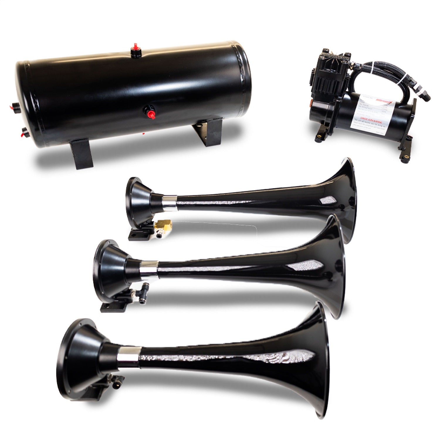 Kleinn Automotive Air Horns HK7 Pro Blaster Triple Horn Kit
