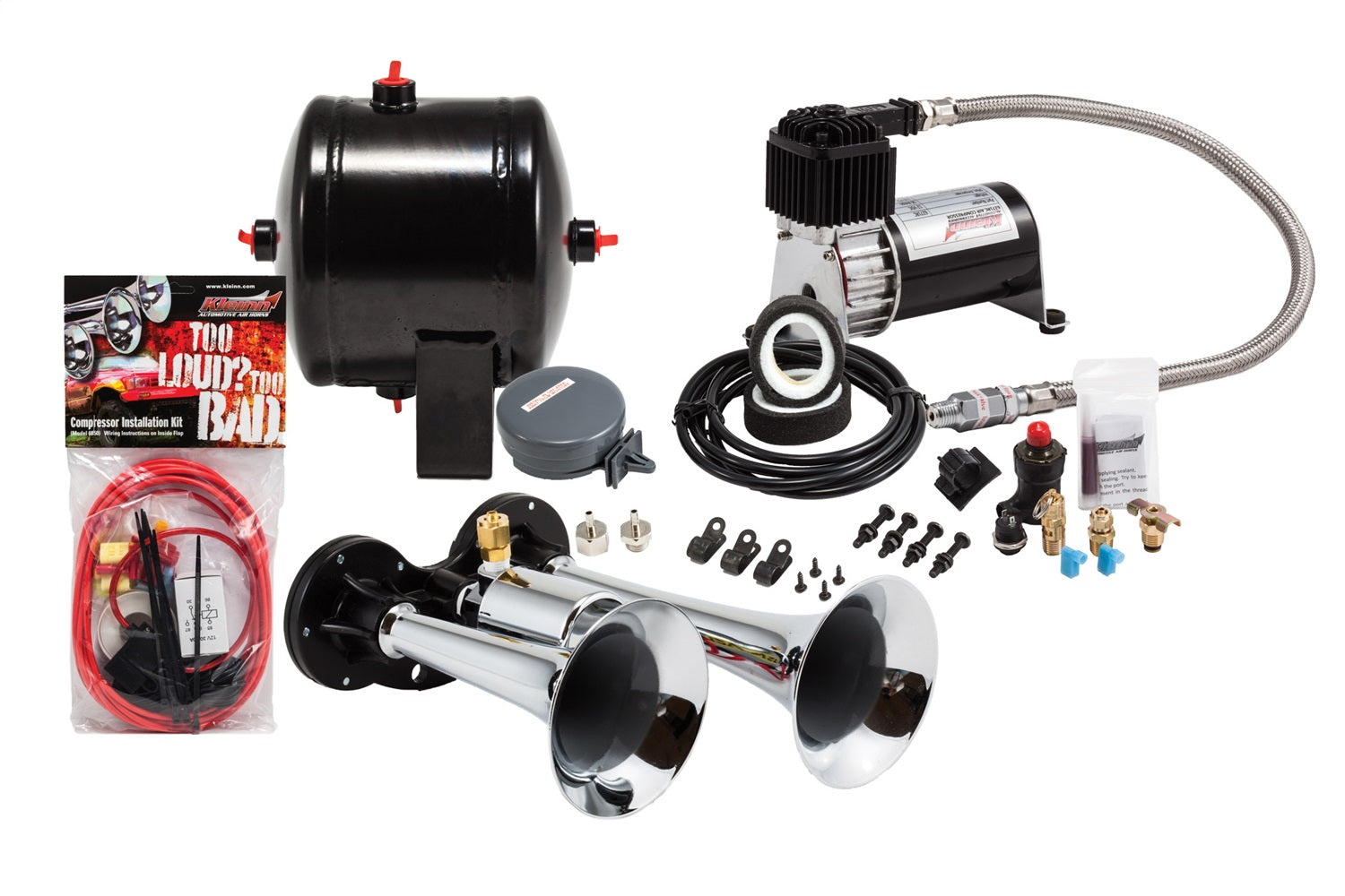 Kleinn Automotive Air Horns HK1 Pro Blaster Dual Horn Kit
