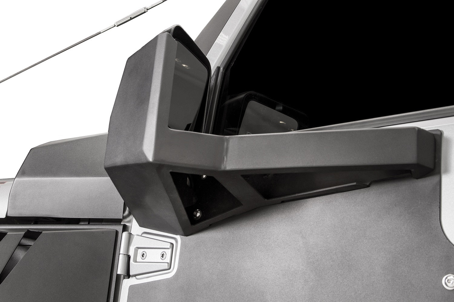 Fab Fours JK3001-1 Door Skin Mirror Guard Fits 07-18 Wrangler (JK)