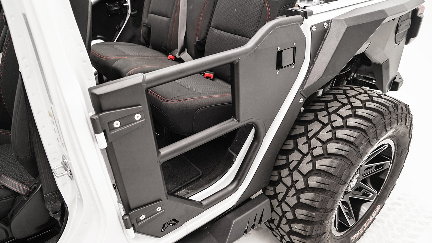 Fab Fours JL1033-1 Half Tube Doors Fits 18-22 Gladiator Wrangler (JL)