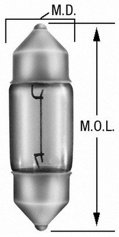Wagner Lighting Courtesy Light Bulb,Dome Light Bulb,Map Light Bulb,Reading Light Bulb 12100