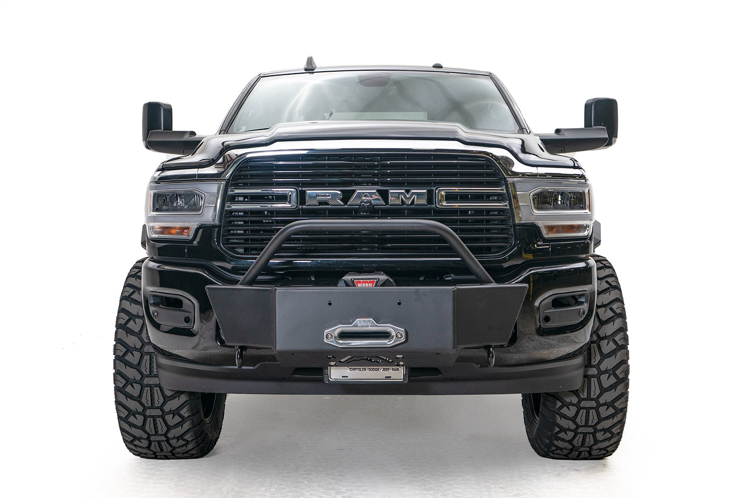 Fab Fours DR19-N4460-1 Large Frame Winch Mount Fits 19-22 2500 3500