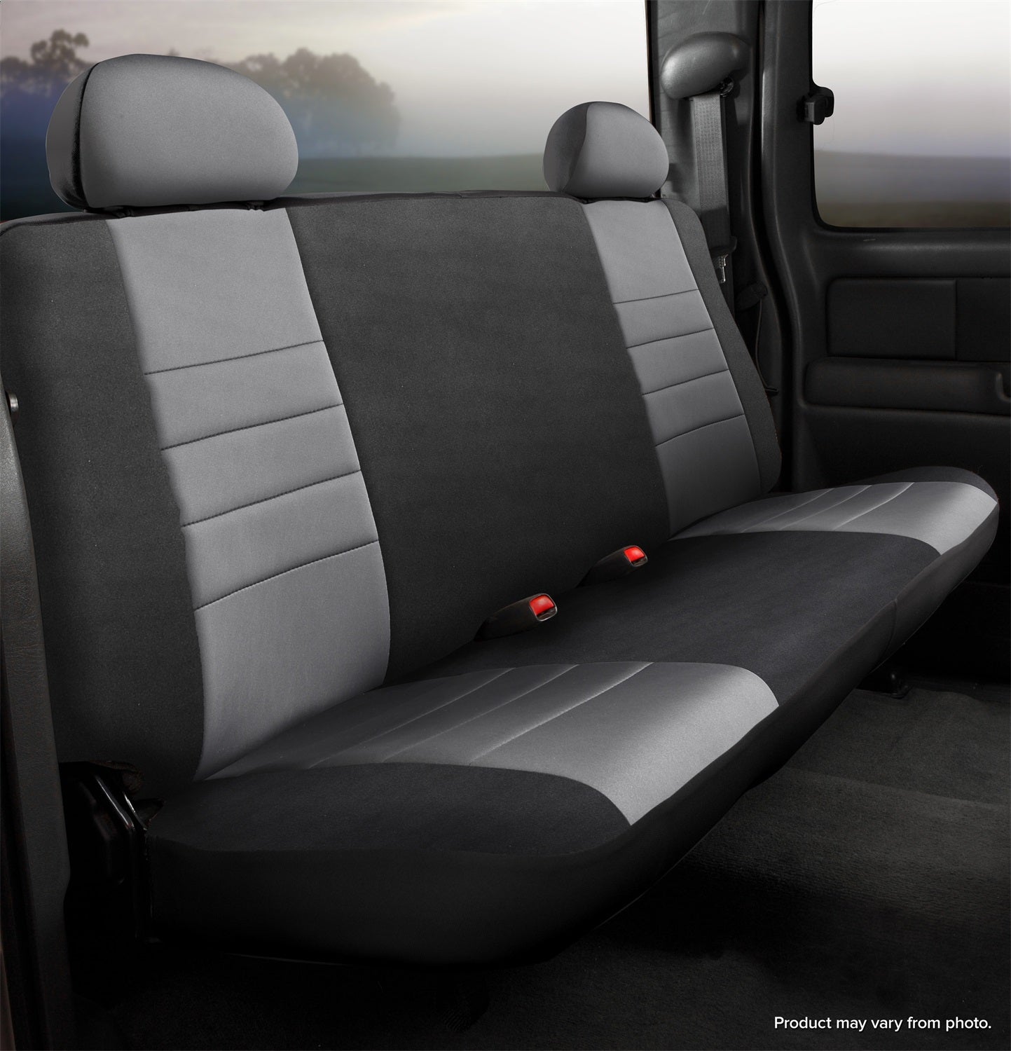 Fia NP92-40 GRAY Neo Neoprene Custom Fit Truck Seat Covers