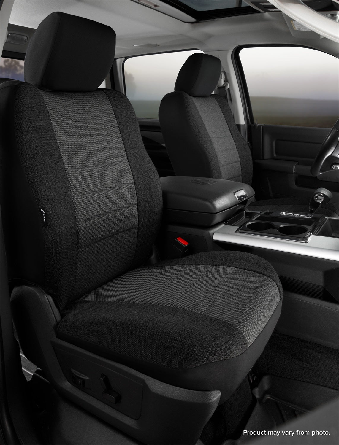 Fia OE39-43 CHARC OE Custom Seat Cover Fits 16-23 Tacoma