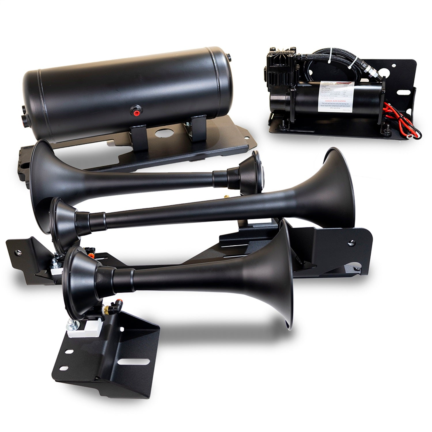 Kleinn Automotive Air Horns RAMHD-734 Onboard Air System w/Horns Fits 2500 3500