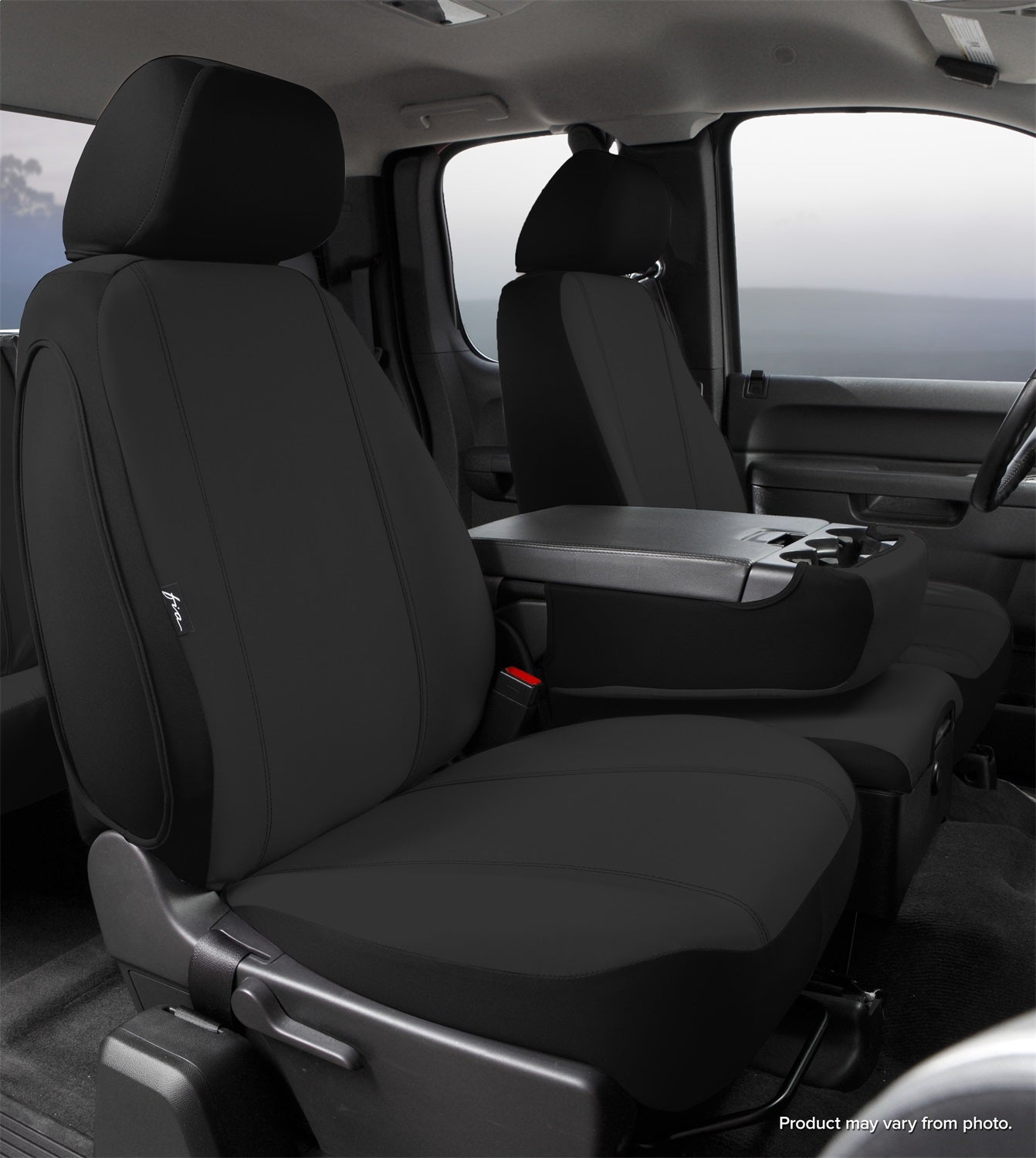 Fia SP89-37 BLACK Seat Protector Custom Seat Cover Fits 13-24 1500 1500 Classic