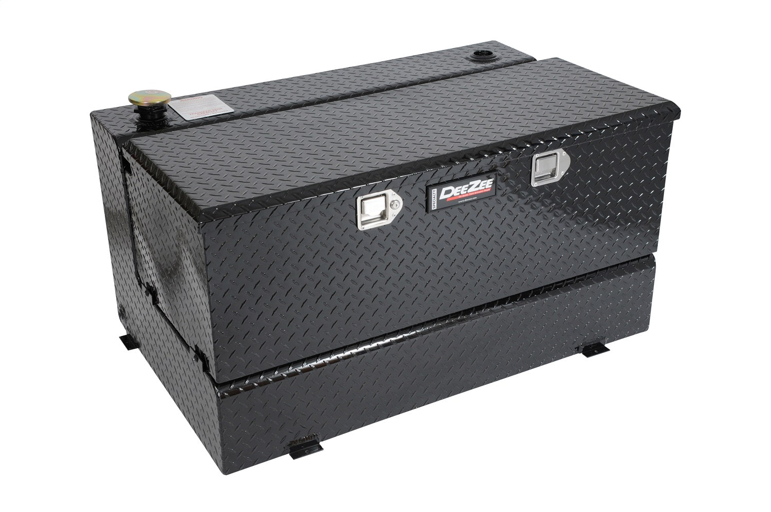 Dee Zee DZ92656B Specialty Series Combo L-Shaped Tool Box/Liquid Transfer Tank
