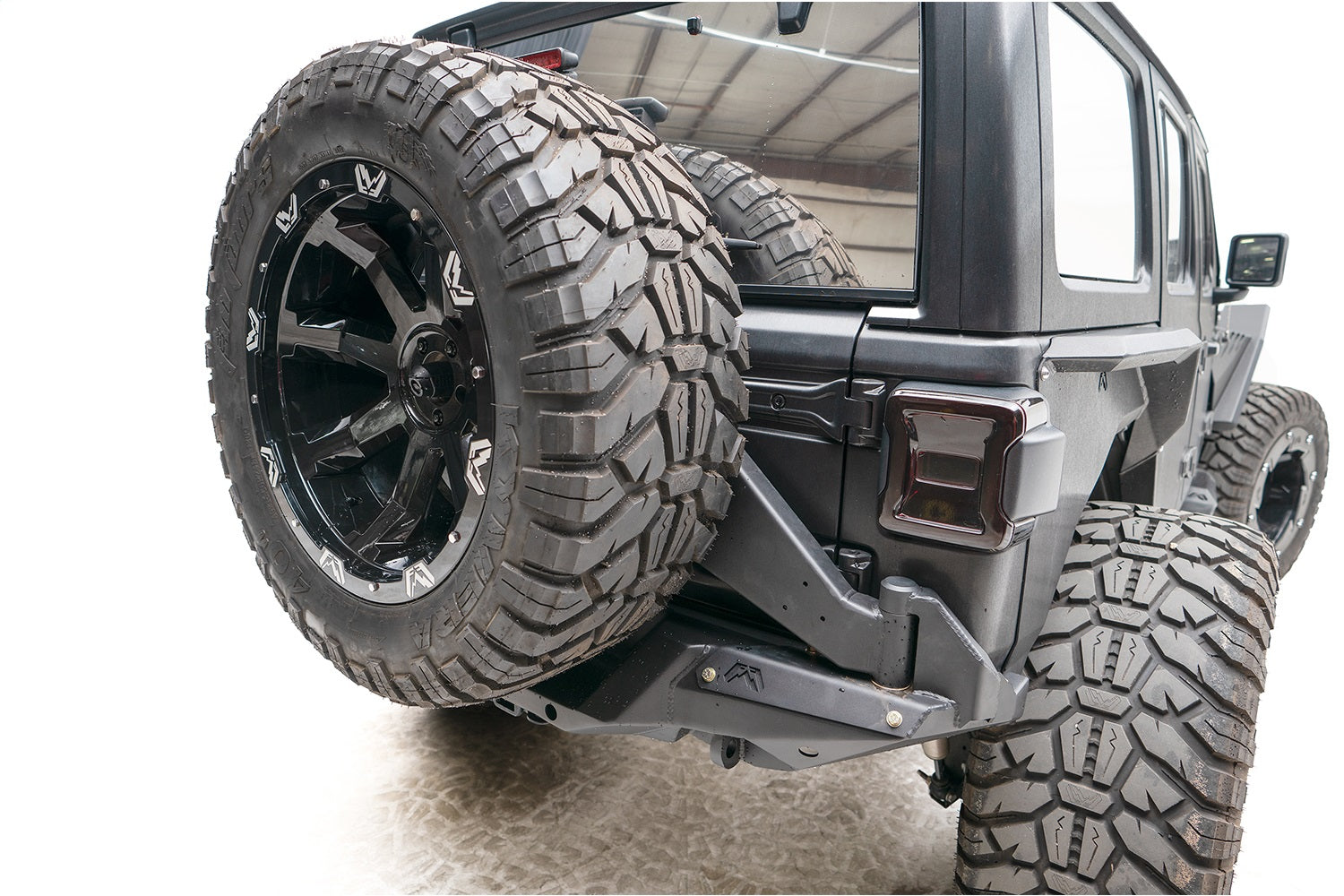 Fab Fours JL18-Y1851T-1 Off The Door Tire Carrier Fits 18-22 Wrangler (JL)
