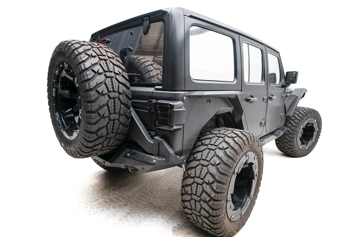Fab Fours JL18-Y1851T-1 Off The Door Tire Carrier Fits 18-22 Wrangler (JL)