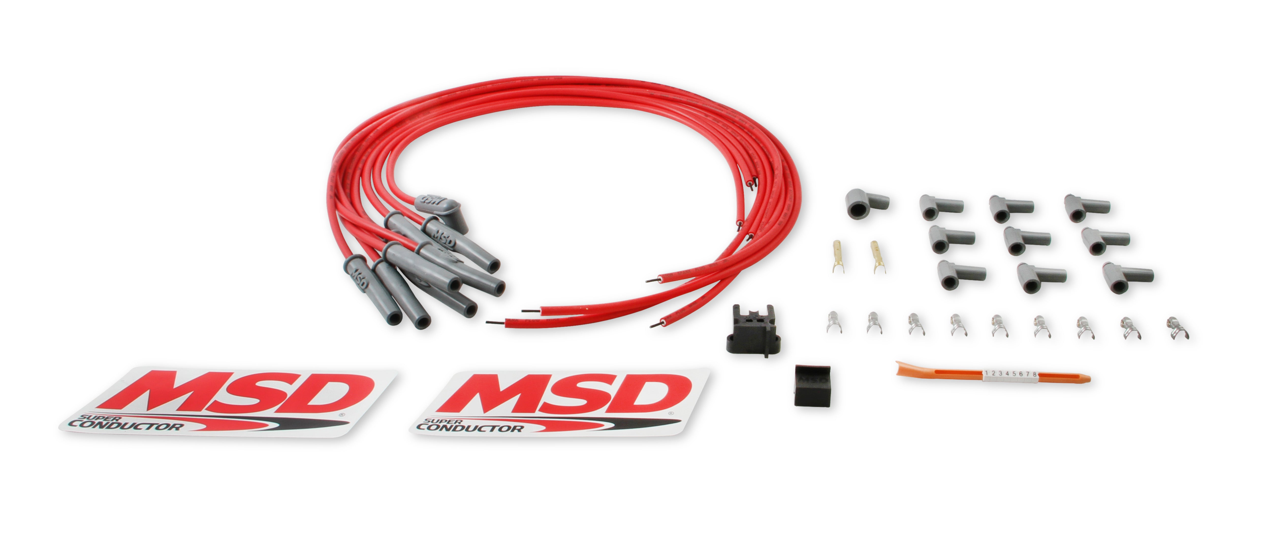 MSD Ignition 31189 Universal Spark Plug Wire Set