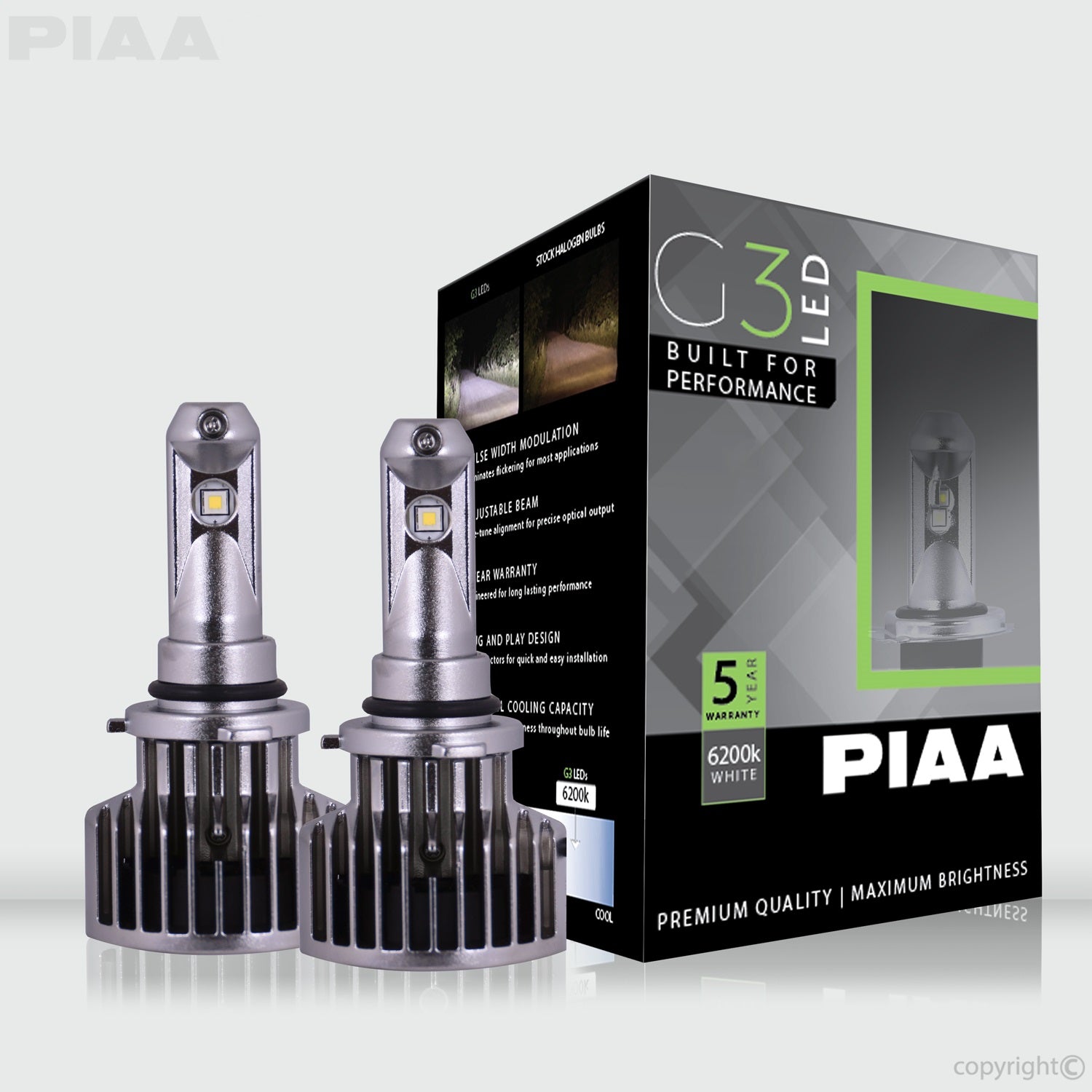 PIAA 26-17495 9005 G3 LED Bulb