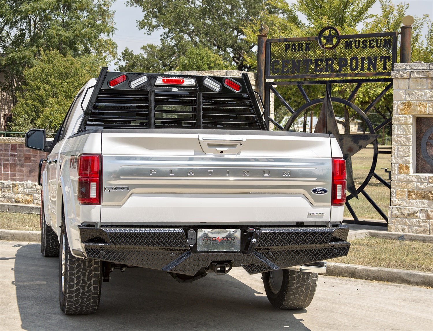 Frontier Truck Gear 100-11-5010 Diamond Rear Bumper Fits 15-23 F-150