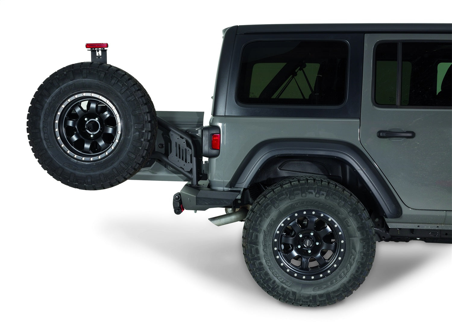 Warn 102255 Elite Tire Carrier Fits 18-25 Wrangler (JL)