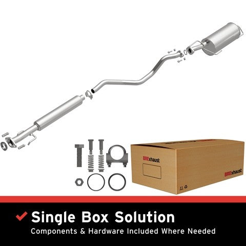 BRExhaust Exhaust Intermediate Pipe,Exhaust Pipe,Exhaust Resonator,Exhaust System Kit  106-0057