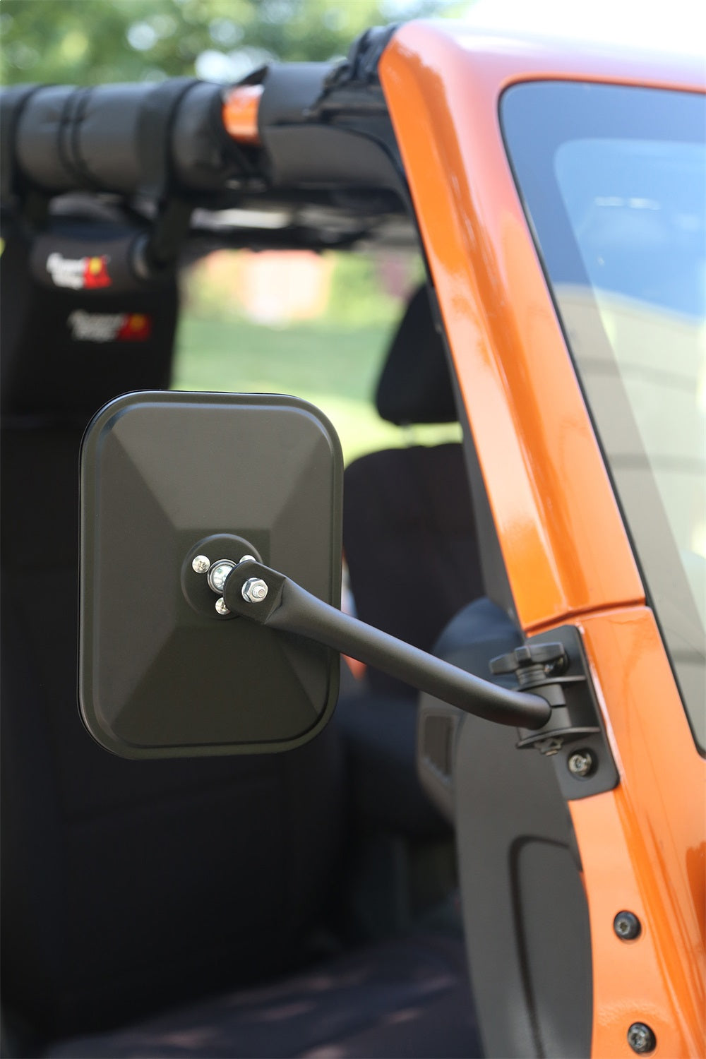 Rugged Ridge 11025.18 Quick Release Mirror Kit Fits Wrangler (JK) Wrangler (TJ)