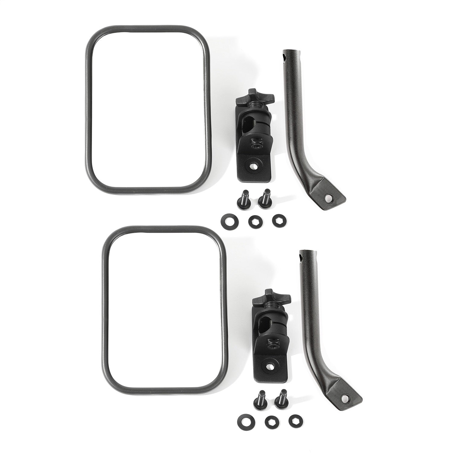 Rugged Ridge 11025.22 Stubby Trail Mirror Fits 97-18 Wrangler (JK) Wrangler (TJ)