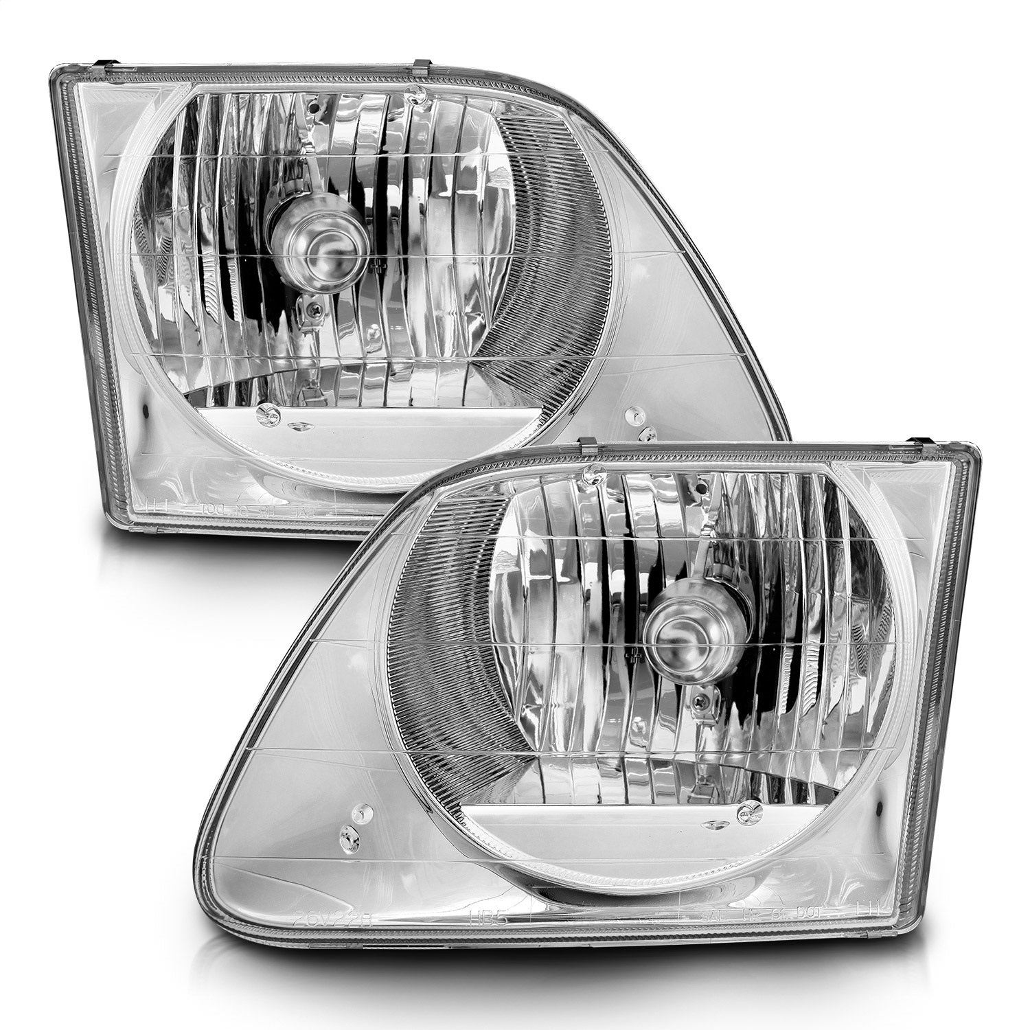 Anzo USA 111030 Crystal Headlight Set Fits 97-03 Expedition F-150