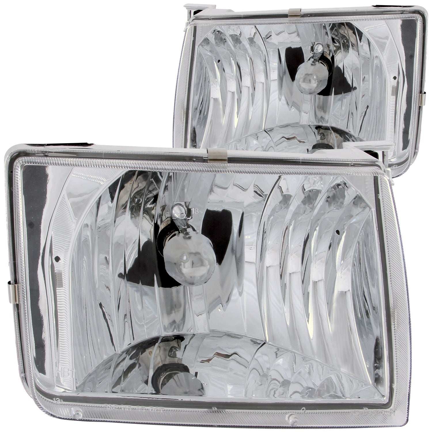 Anzo USA 111049 Crystal Headlight Set Fits 98-01 Frontier Xterra