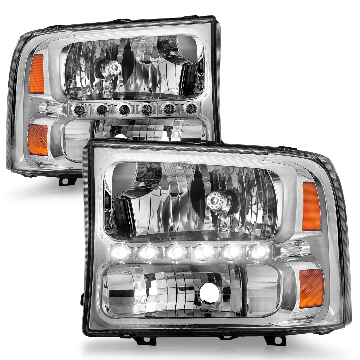 Anzo USA 111088 Crystal Headlight Set