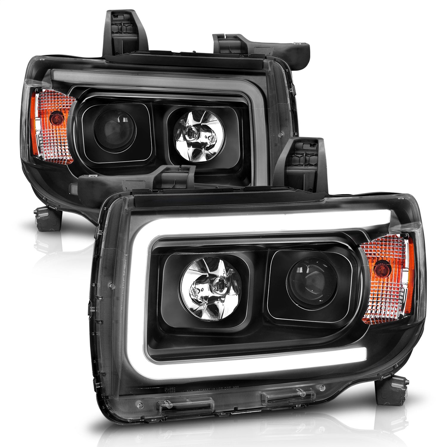 Anzo USA 111381 Projector Headlight Set Fits 15-22 Canyon