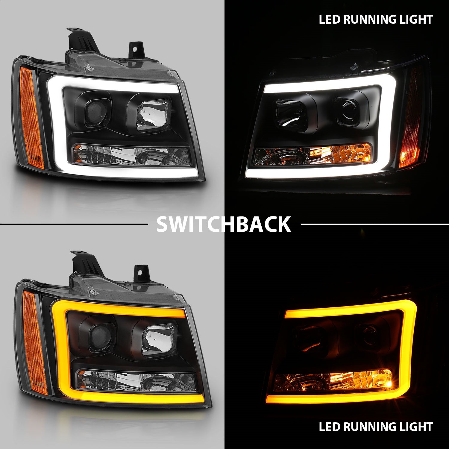 Anzo USA 111402 Projector Headlight Set